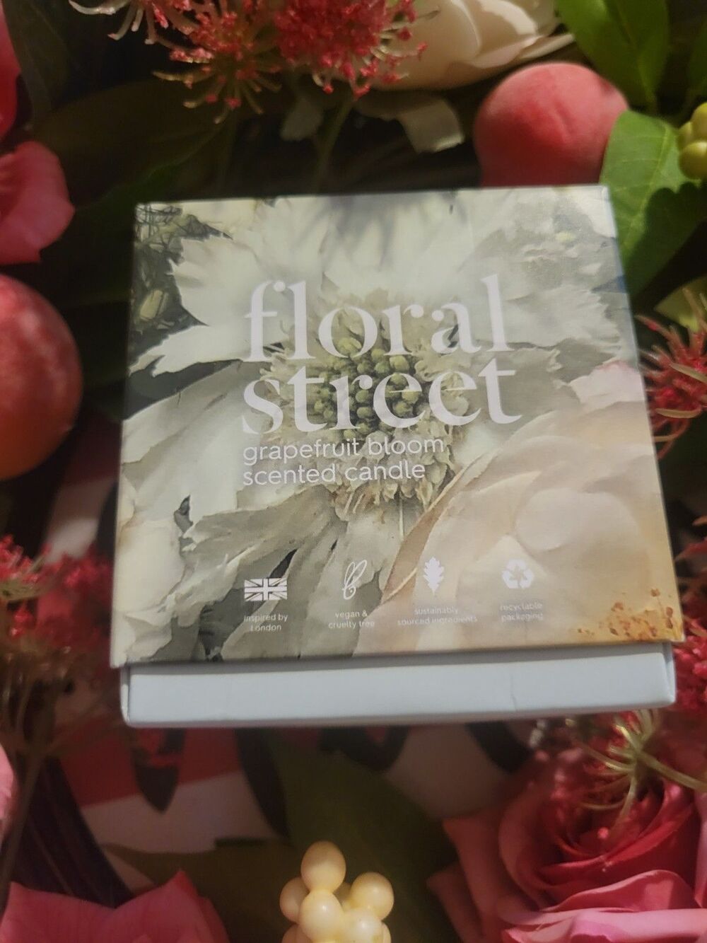 Floral Street Grapefruit Bloom Scented Candle New In Box Long Lasting
